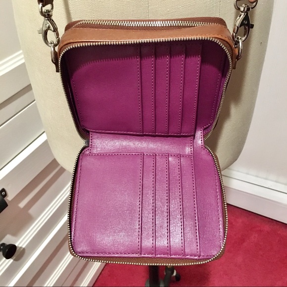 Fossil Tan Mini Crossbody Bag - Picture 6 of 6